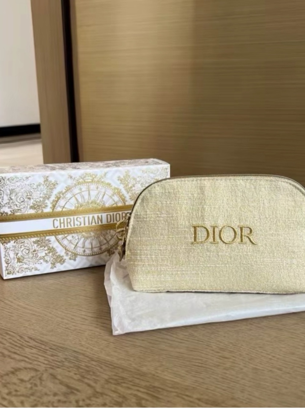 Dior beauty bag